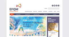 Desktop Screenshot of efqm.org